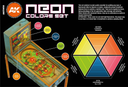 Ak : Neon Pack Colors Set (6pcs) │ 3rd Generation Acrylics