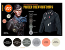 Ak : Wehrmacht (Heer) Waffen-SS - Panzer Crew Uniforms │3rd Generation Acylics - Figure Series