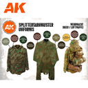 Ak : Wehrmacht (Heer/Luftwaffe) - Slipptertarnmuster Uniforms │3rd Generation Acylics - Figure Series
