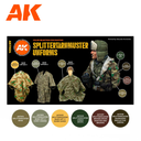 Ak : Wehrmacht (Heer/Luftwaffe) - Slipptertarnmuster Uniforms │3rd Generation Acylics - Figure Series