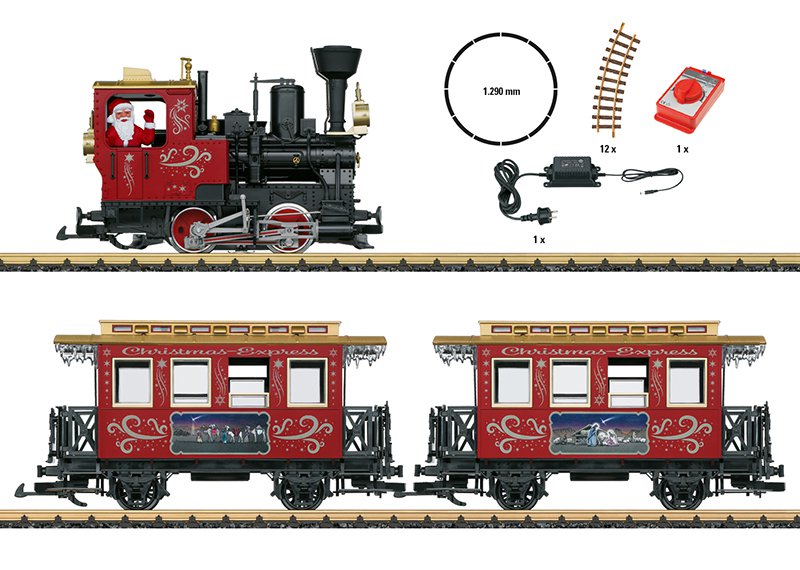 Boite de départ Train de Noel