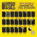 Green Stuff : Feuille Magnétique AUTO ADHESIF (1pcs)