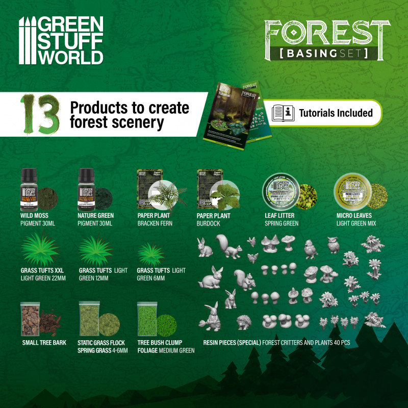 Green Stuff : Forest - Basing Set
