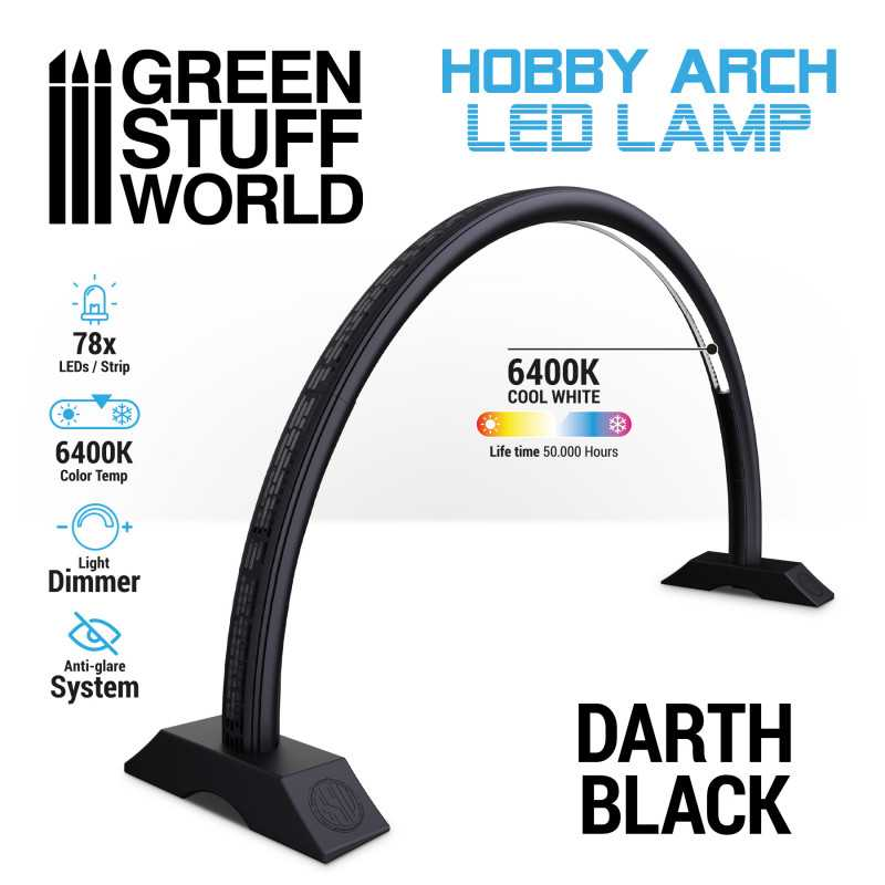 Green Stuff : Lampe LED Arche │ Darth Black