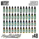 Green Stuff : Mega Paint Set - Basic Color Vol.2 (48pcs)