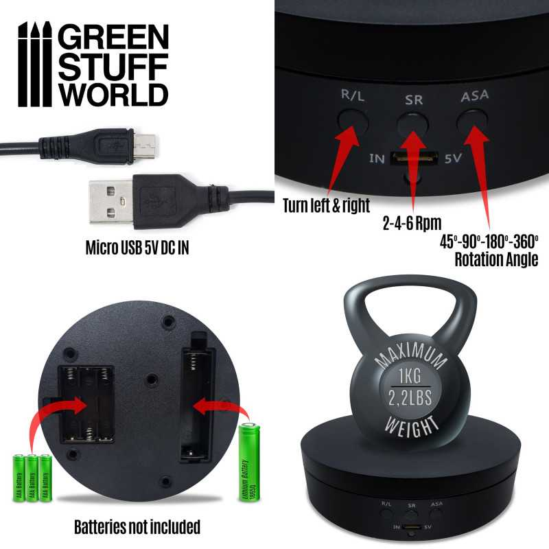 Green Stuff : Plateau tournant - 136mm