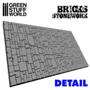 Green Stuff : Rouleaux texturés - Mur de Brique