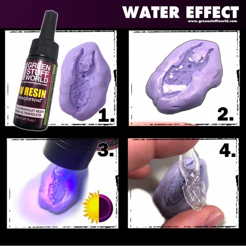 Green Stuff : Résine UV transparente (30ml)