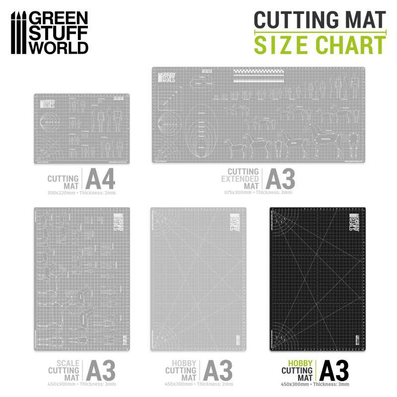 Green Stuff : Tapis de découpe A3 