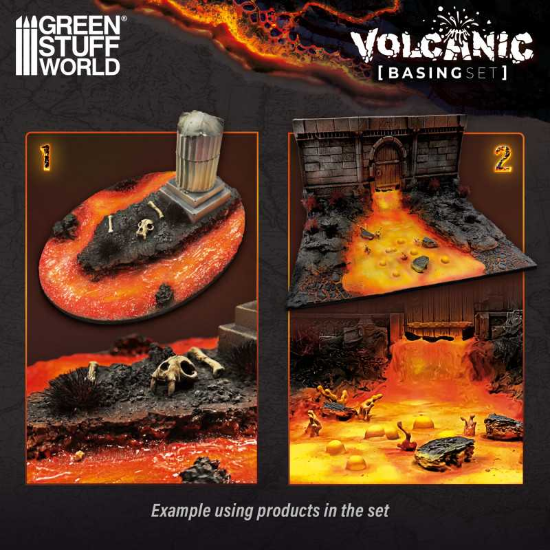 Green Stuff : Volcanic Basing Set