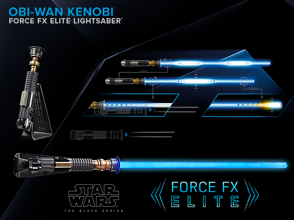 Hasbro : Sabre Laser - Obi-Wan Kenobi │ The Black Series - Force FX Elite