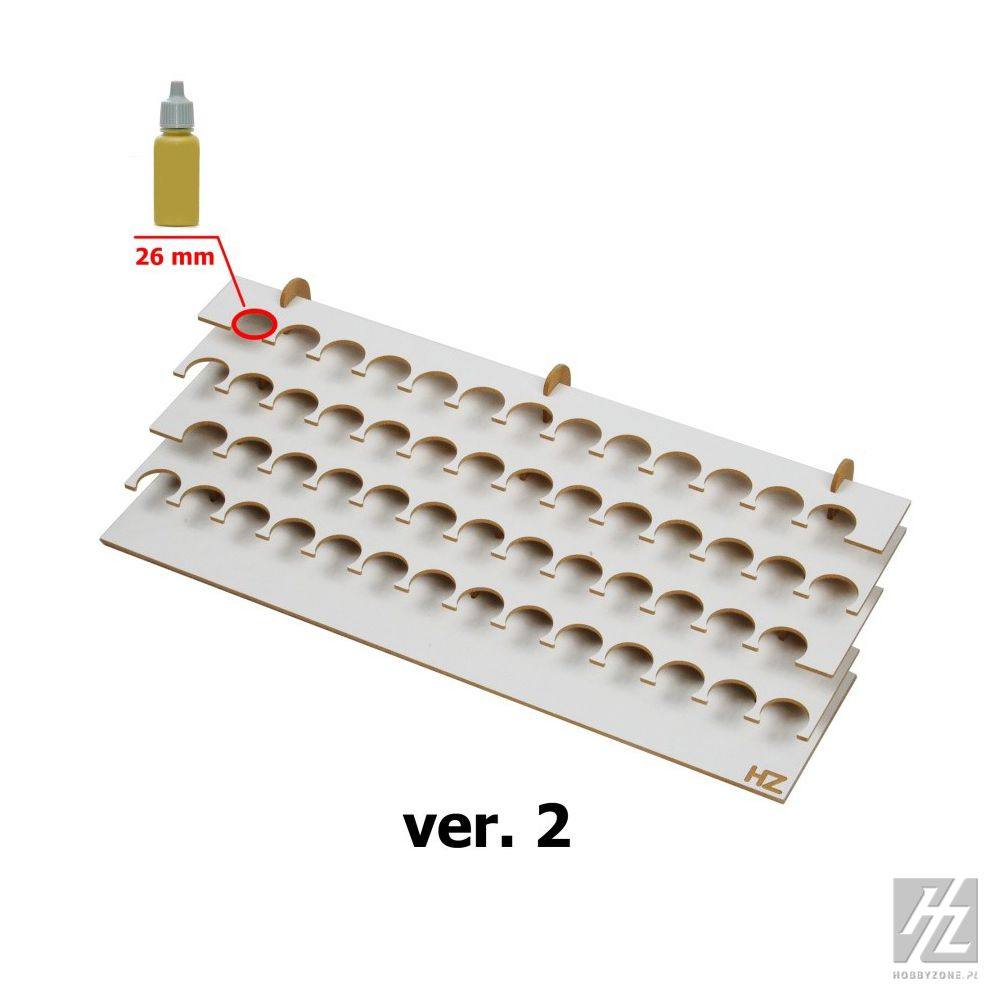Hobbyzone : Petit Rack à peinture (36mm) │ Etablis Modulaires