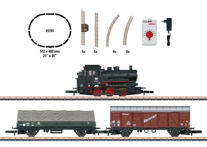 Marklin Z : Coffret de démarrage Train de marchandises