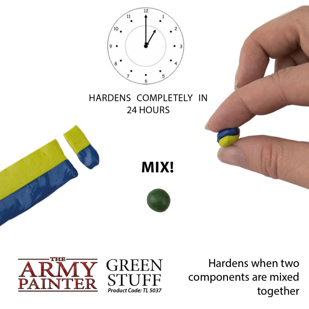 The Army Painter : Green Stuff (2pcs)