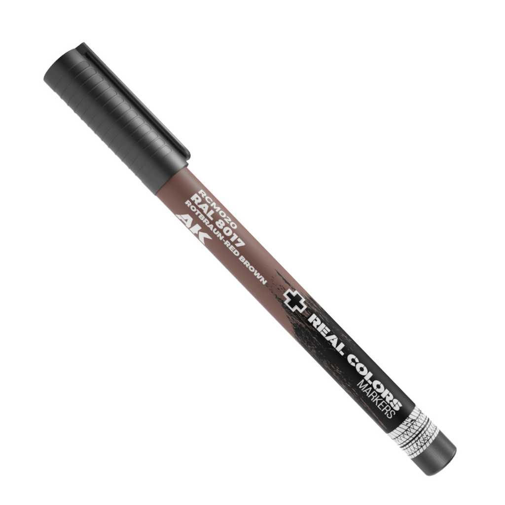  Ak : RCM019 - Rotbraun-Red Brown Ral 8017│ Real Colors Markers 