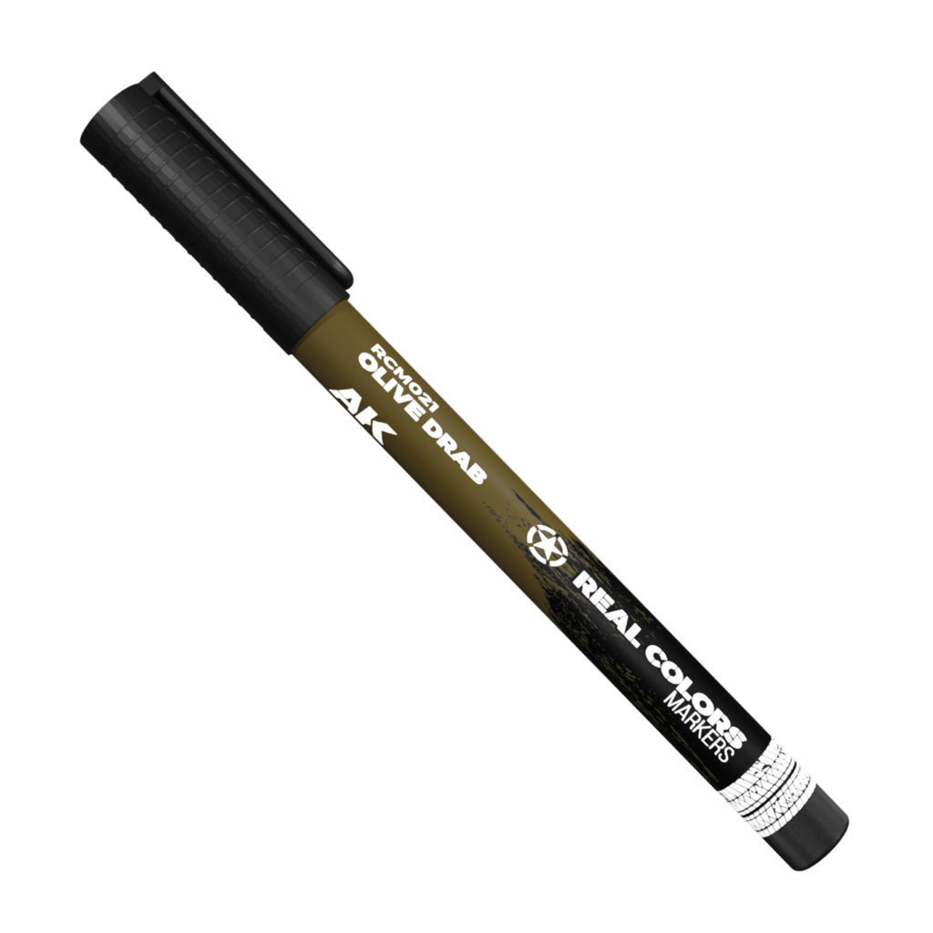  Ak : RCM021 - Olive Drab │ Real Colors Markers 