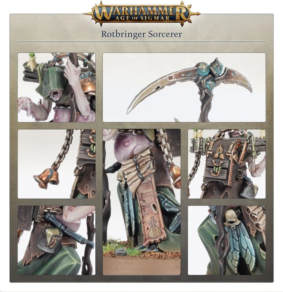  MAGGOTKIN OF NURGLE: SORCIER GANGRENEURK