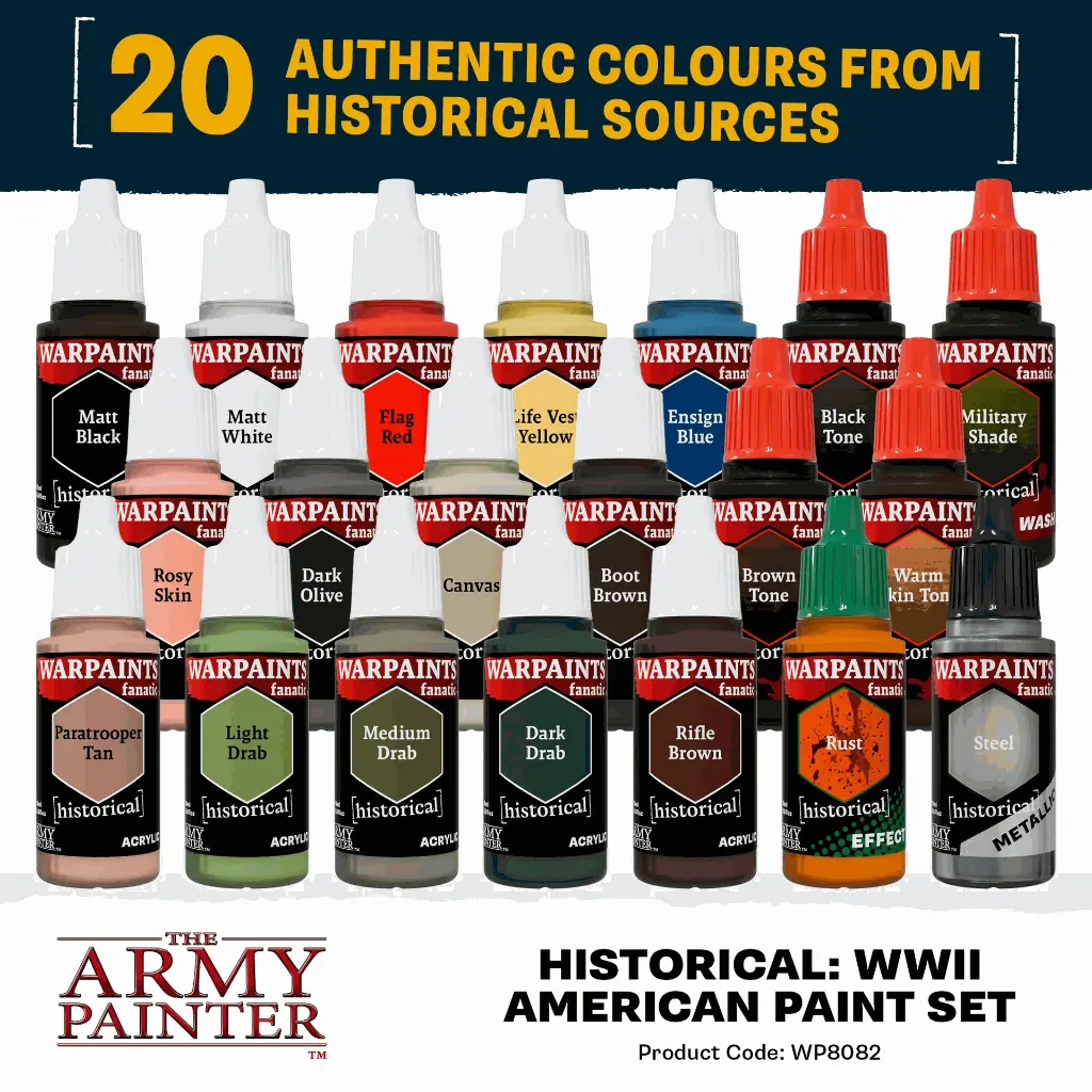 The Army Painter WP8082 Historical Paint Set