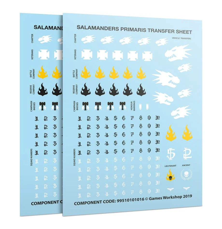  SALAMANDERS: AMÉLIORATIONS ET DÉCALOMANI
