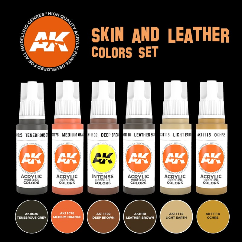 AK : Skin and Leather Colors Set (6pcs)