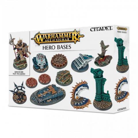 [GAW 64-02]  AGE OF SIGMAR HERO BASES
