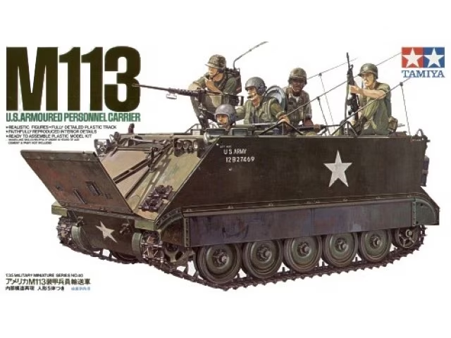 Tamiya : M113 - U.S. Armoured Carriere │ Military Miniature Series No40