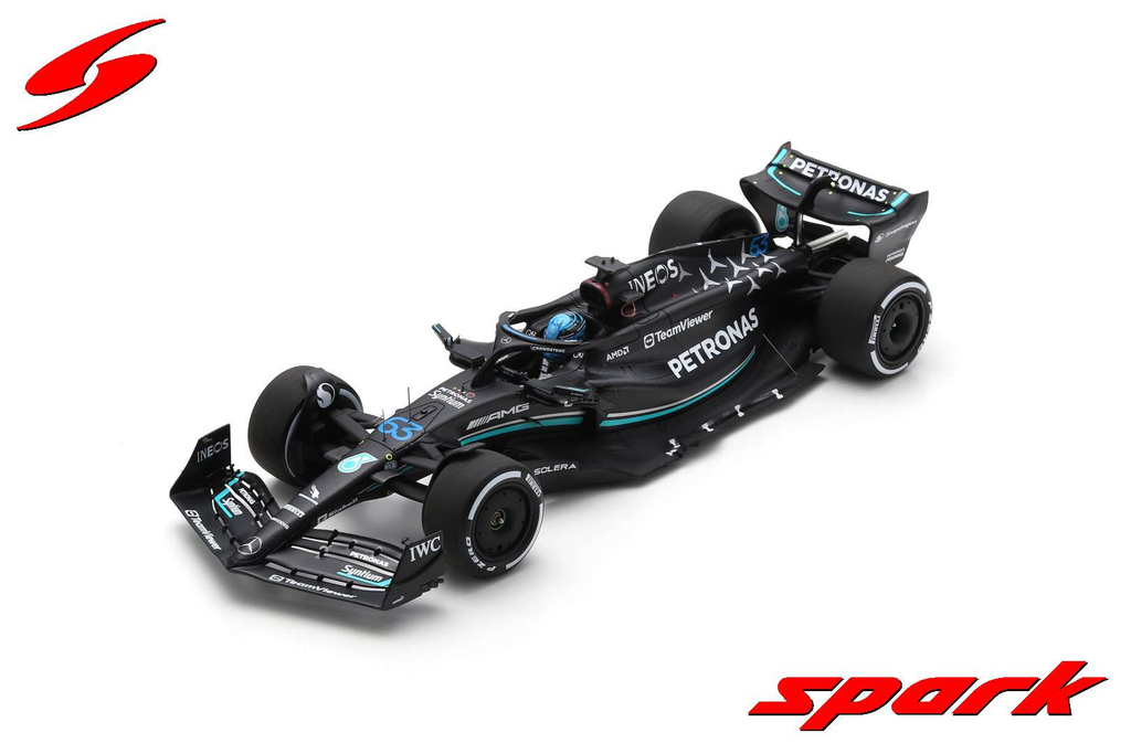 Spark Model : Mercedes-AMG Petronas F1 W14 E Performance No.63 Mercedes-AMG Petronas Formula One Team 4th Saudi Arabian GP 2023 George Russell [1/18]