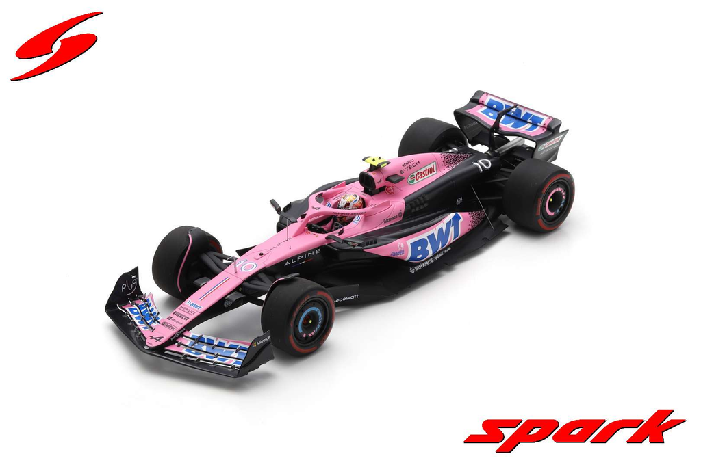 [SPK 18S882] Spark Model : Alpine A523 No.10 BWT Alpine F1 Team 9th Bahrain GP 2023 Pierre Gasly [1/18]