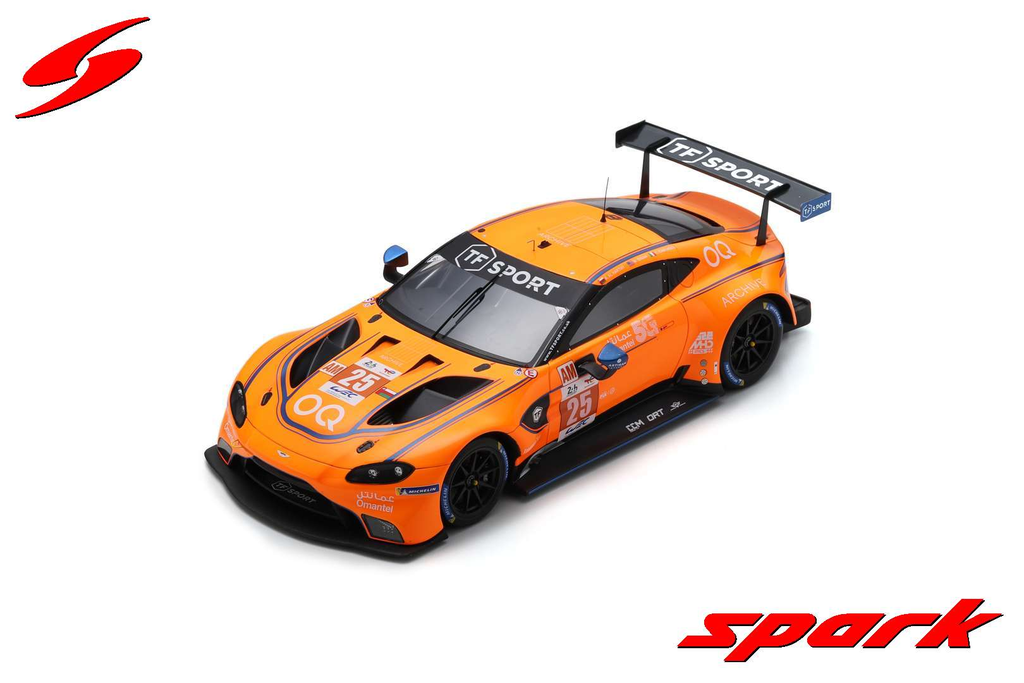 Spark Model : Aston Martin Vantage AMR No.25 ORT BY TF
2nd LM GTE AM class Le Mans 24H 2023
A. Al Harthy - M. Dinan - C. Eastwood [1/18]