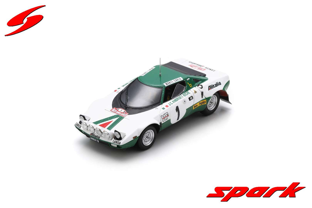 [SPK S9079] Spark Model : Lancia Stratos HF No.1 Rally Monte Carlo 1975 J-C. Andruet - Y. Jouanny [1/43]