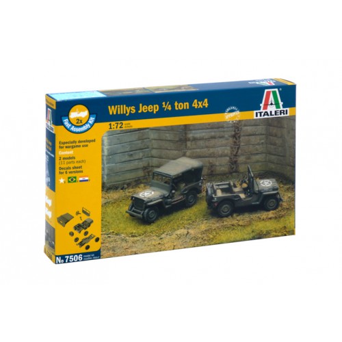 Italeri : Willys Jeep 1/4 ton 4x4 • World War Serie