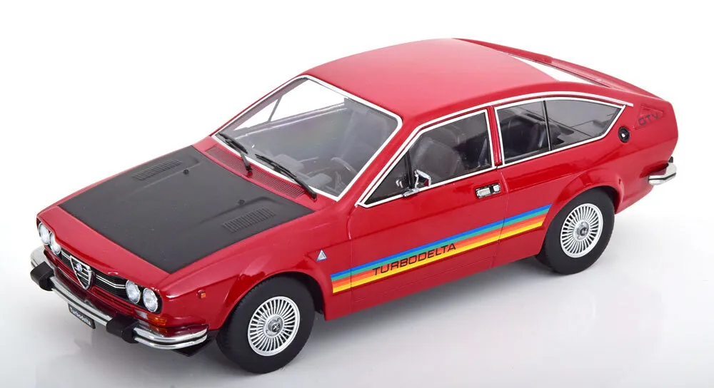 [KKS KKDC181093] KK-Scale : Alfa Romeo 2000 GTV Turbodelta │ 1979 - Rouge et Noir [1/18]