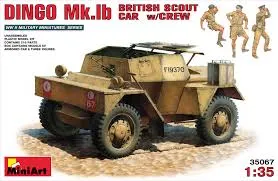 Miniart : DINGO MK.IB British Scout Car With Crew