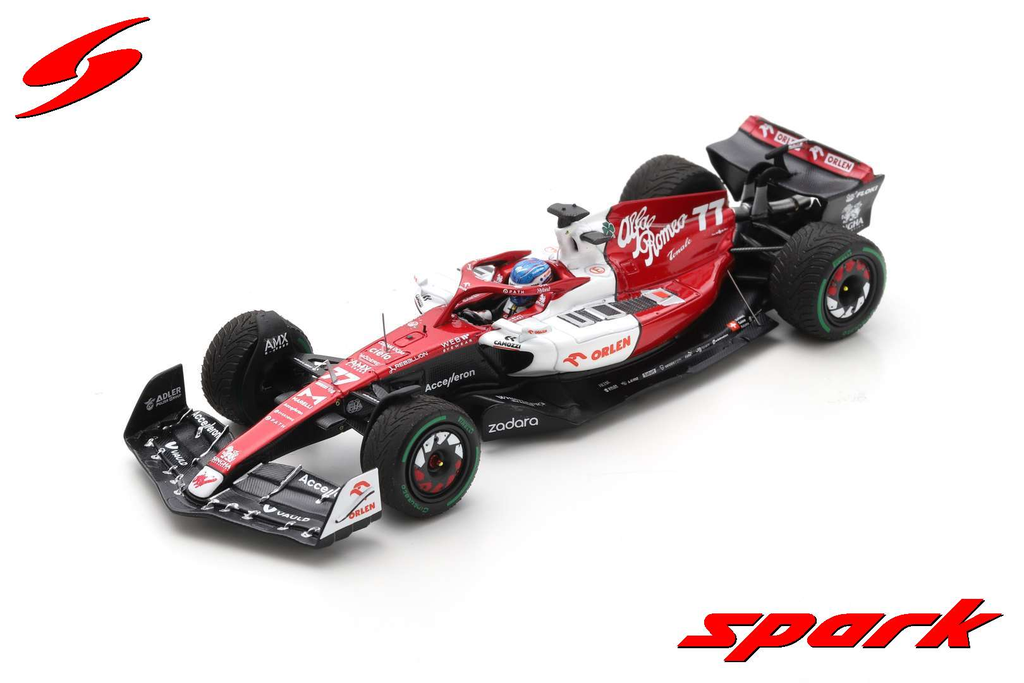 Spark : ALFA ROMEO F1 TEAM ORLEN C42 │ NO.77 ALFA ROMEO F1 TEAM ORLEN 5TH EMILIA ROMAGNA GP 2022 VALTTERI BOTTAS [1/43] [1/43]