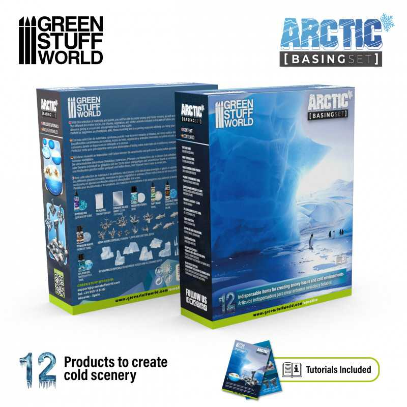 Green Stuff : Set de soclage "Arctic" │ Basing Set