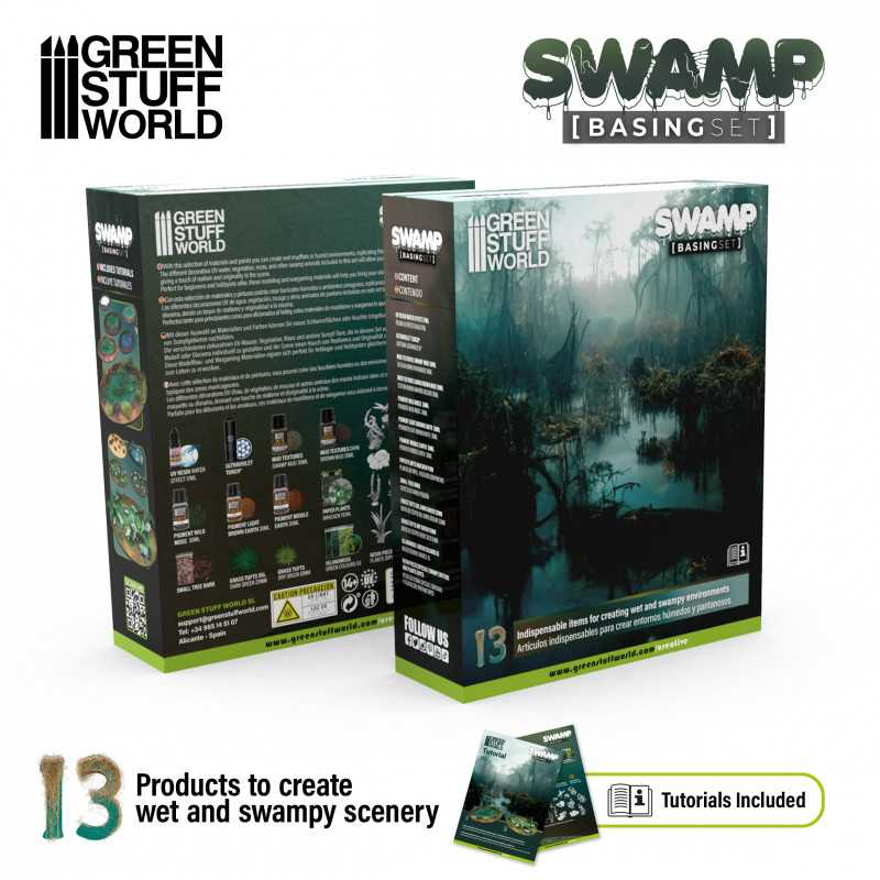 [GSW 11640] Green Stuff : Set de Soclage "Marais" │ Basing Set