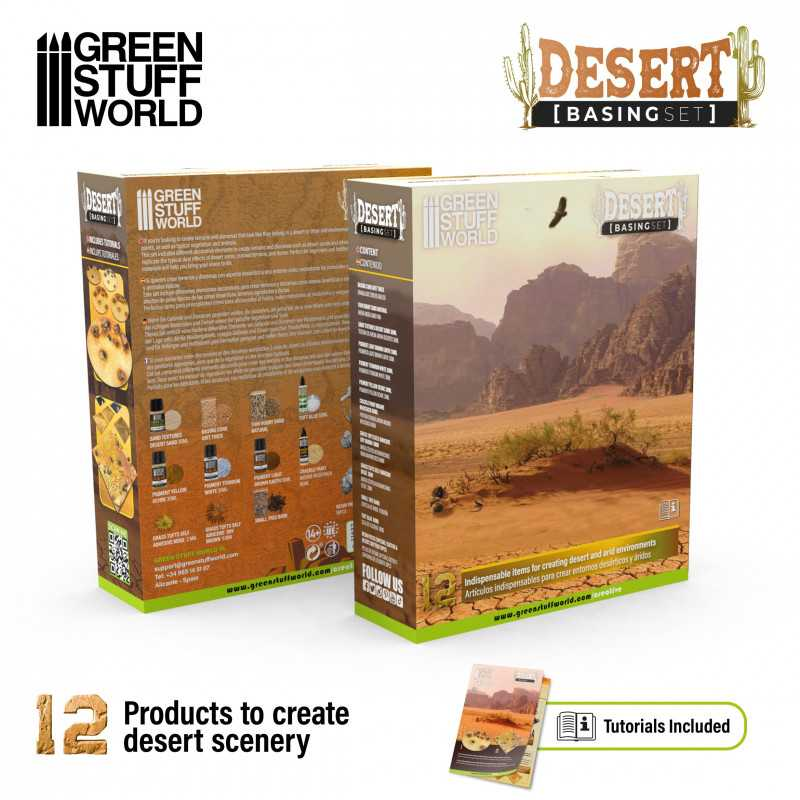 Green Stuff : Set de Soclage "Desert" │ Basing Set