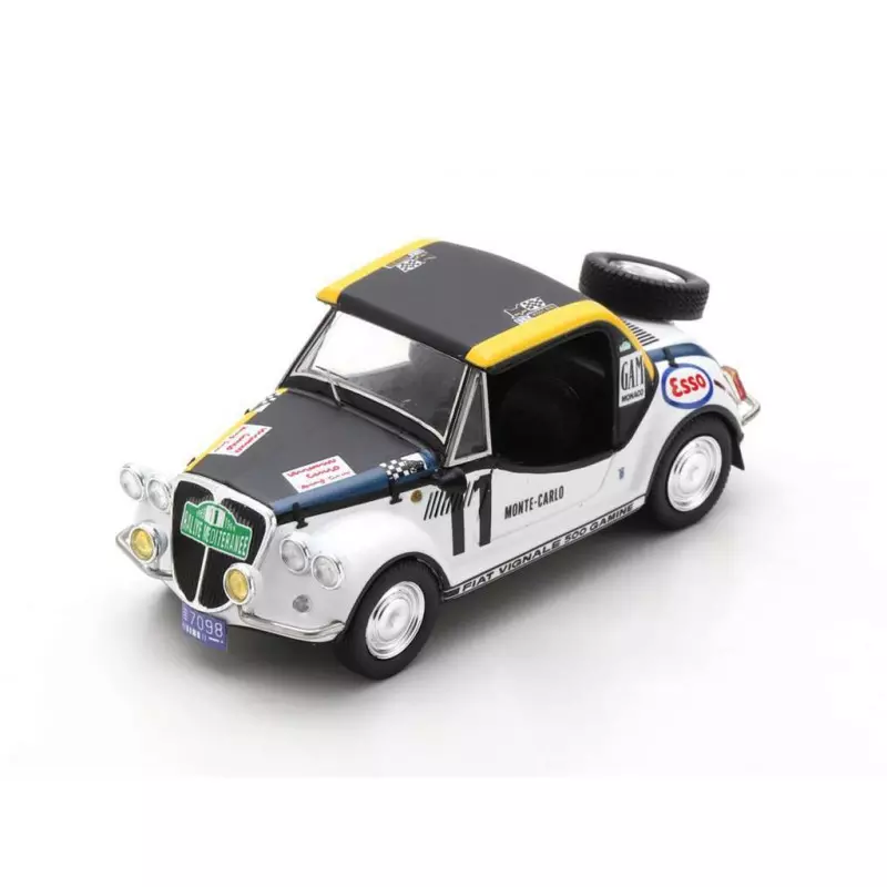 Spark : FIAT 500 Gamine │ N°11 Rallye Monte Carlo 1969 -R-F. Dulbecco - Y. Le Graverend [1/43]