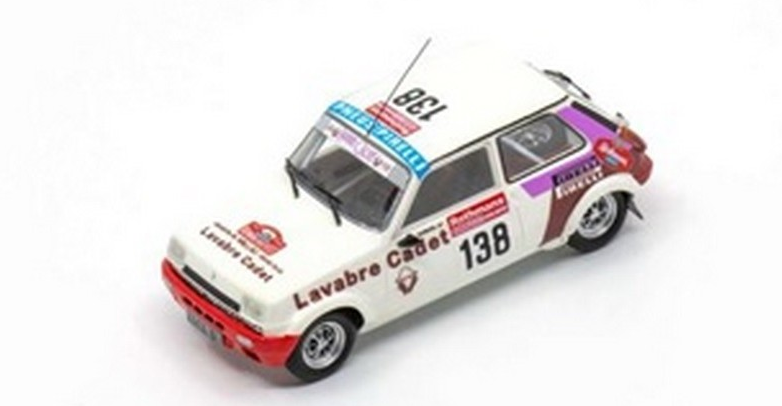 Spark : RENAULT 5 Alpine Gr2 N°138 1000 Pistes de Canjuers 1983 D. Auriol - J. Y. Tissiot [1/43]
