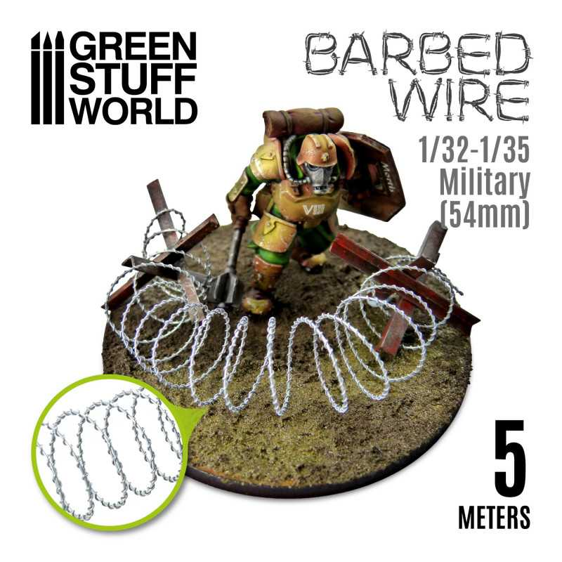 [GSW 9102] Green Stuff : Barbelés (5m) (54mm)