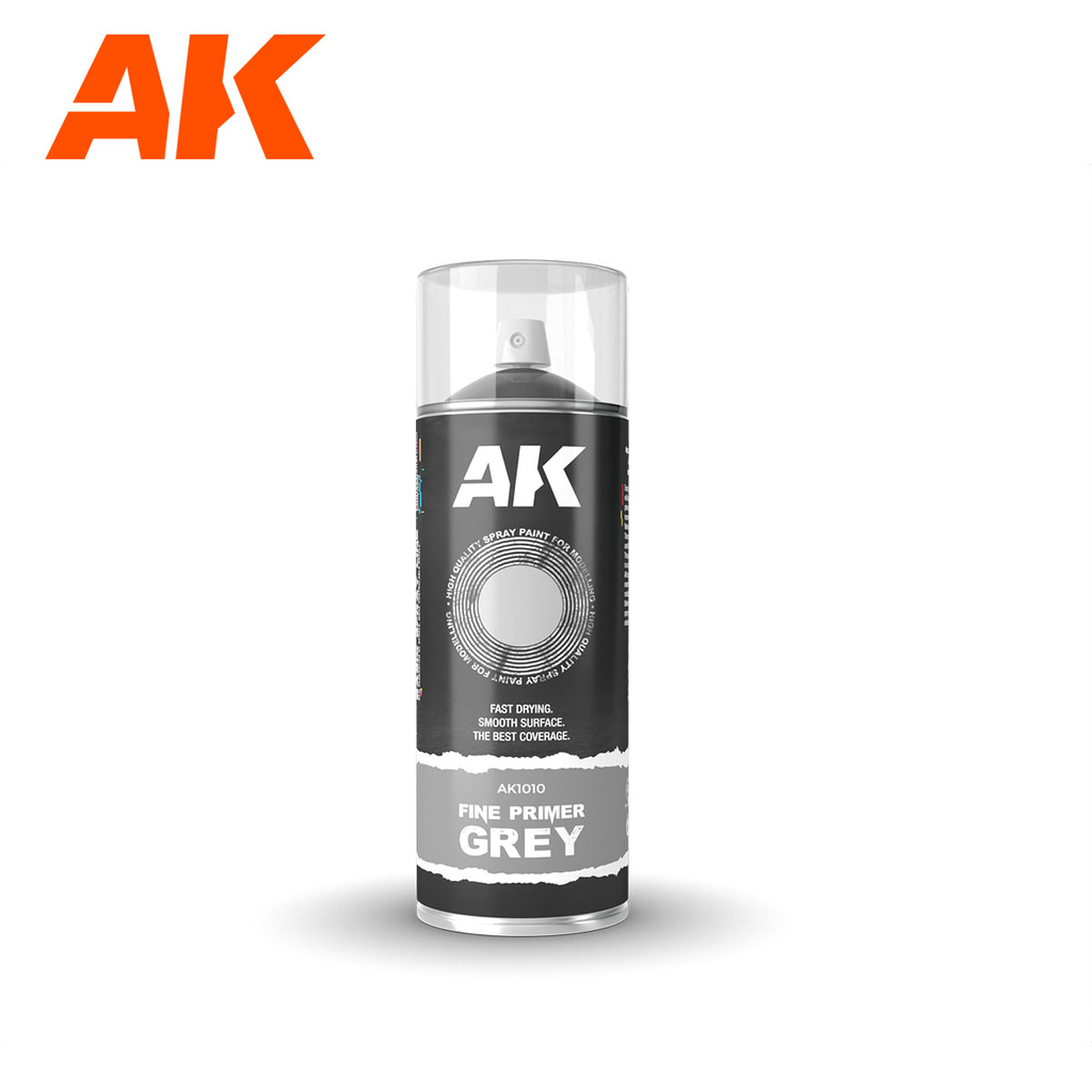 Ak : Spray "Fine Primer" Gris (400ml)