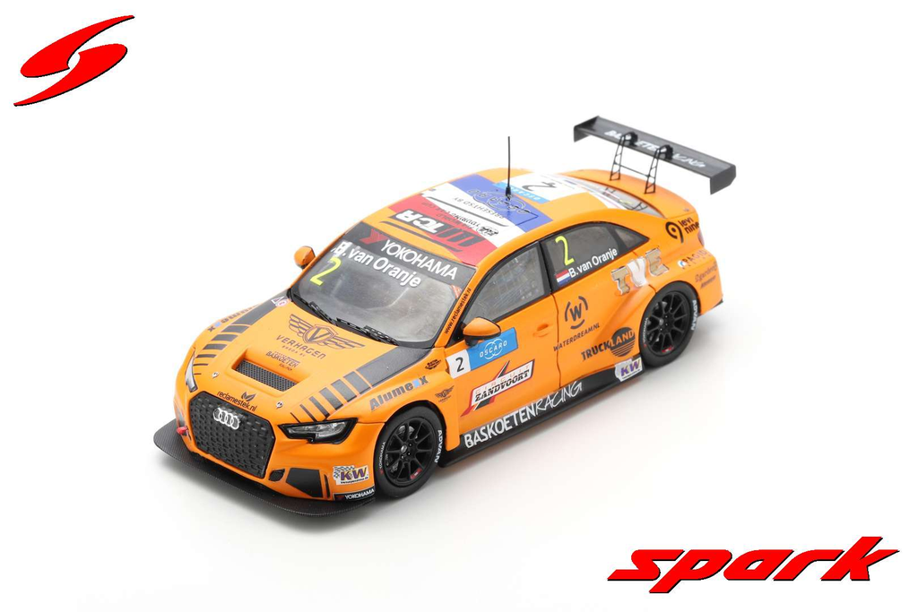 Spark : Audi  RS3 LMS No.2 WTCR Zandvoort 2018 Prince Bernhard van oranje [1/43]