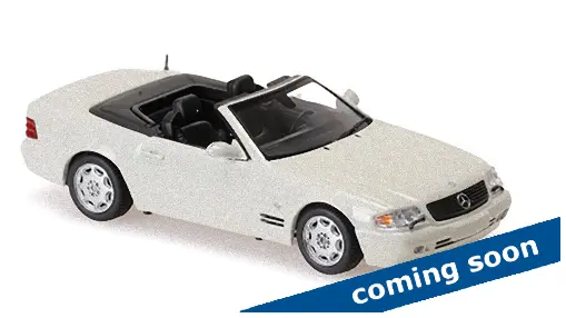 [MAC 940033032] Maxichamps : Mercedes-Benz SL │ 1999 Blanche  [1/43]