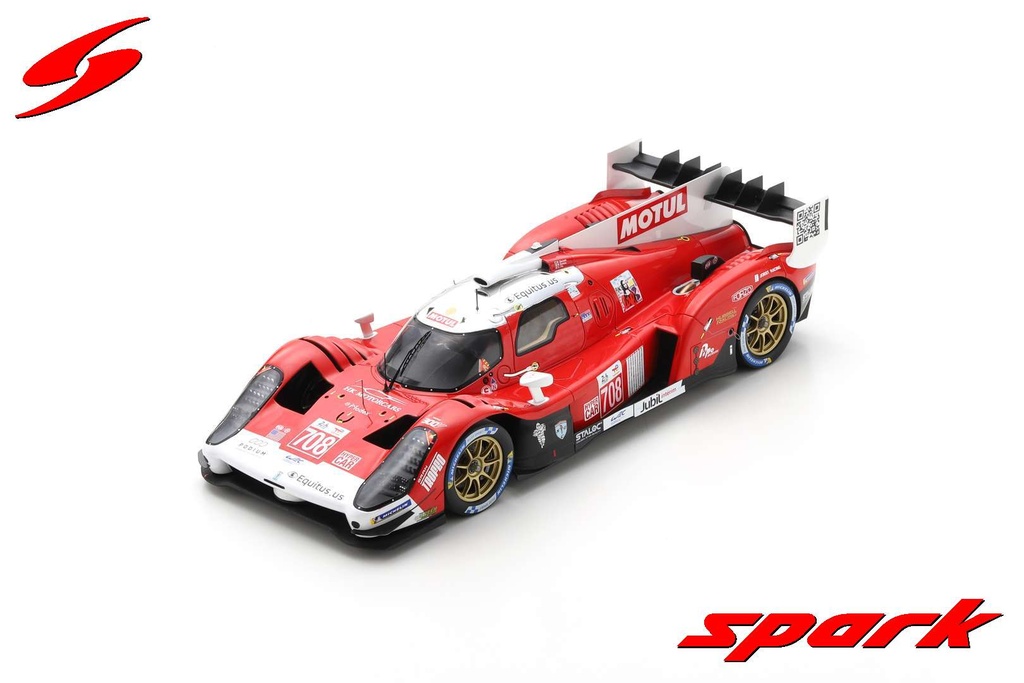 Spark Model : Glickenhaus 007 LMH No.708 Glickenhaus Racing 4th 24H Le Mans 2022 O. Pla - R. Dumas - L-F. Derani [1/18]