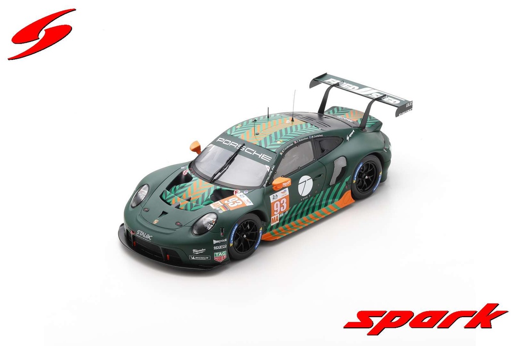 Spark Model : Porsche 911 RSR-19 No.93 Proton Competition 24H Le Mans 2022 M. Fassbender - M. Campbell - Z. Robichon [1/18]