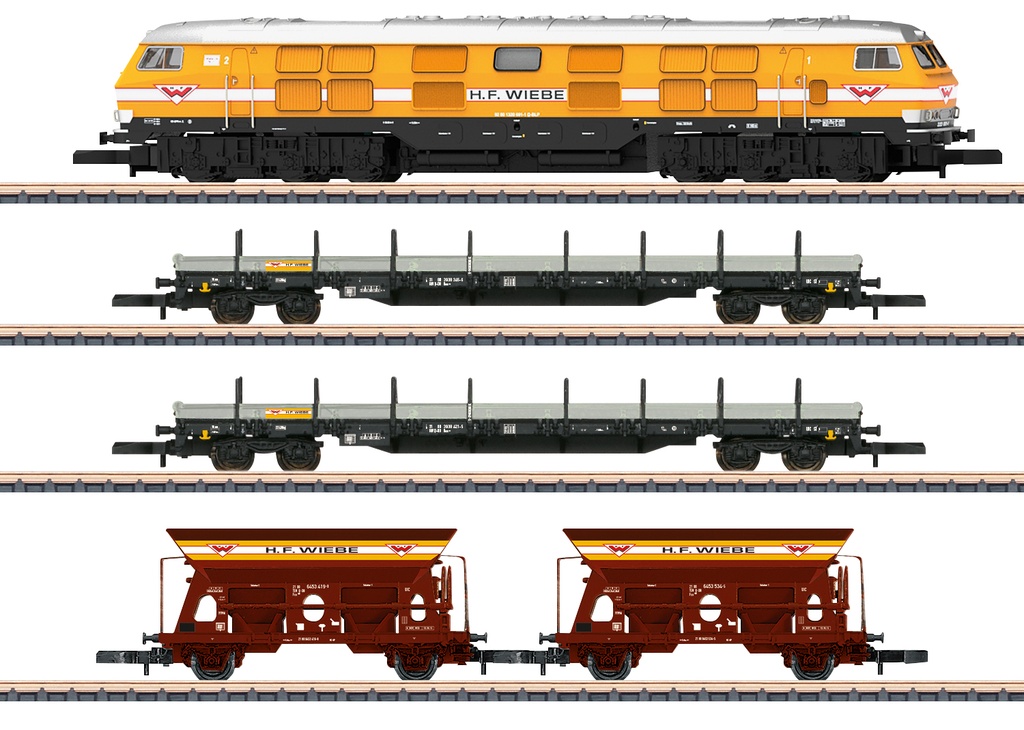 Marklin : Coffret Wiebe Travaux avec Locomotive Diesel V320 001-1