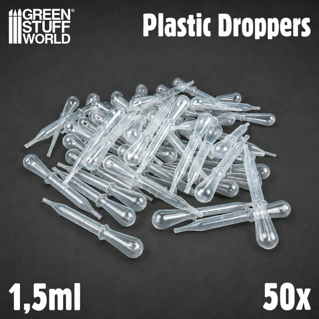 [GSW 1447] Green Stuff World : Pack de 50 Pipettes Graduées Pasteur 1,5ml