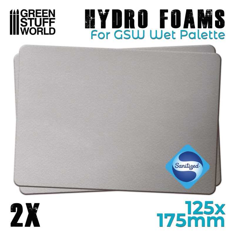 Green Stuff : Eponge pour palette Humide (2pcs)
