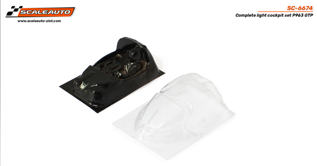 [SCT SC-6674] Scaleauto : interieur et vitres lexan Porsche 963 LMDH 