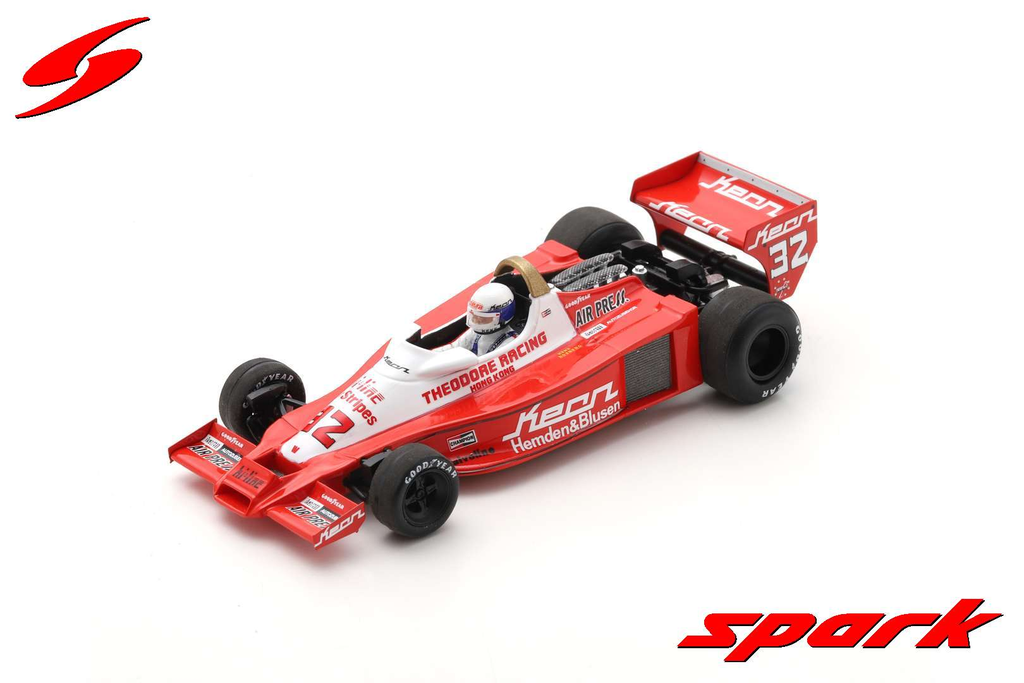 Spark : Wolf WR3 │ No.32 German GP 1978 Keke Rosberg [1/43]